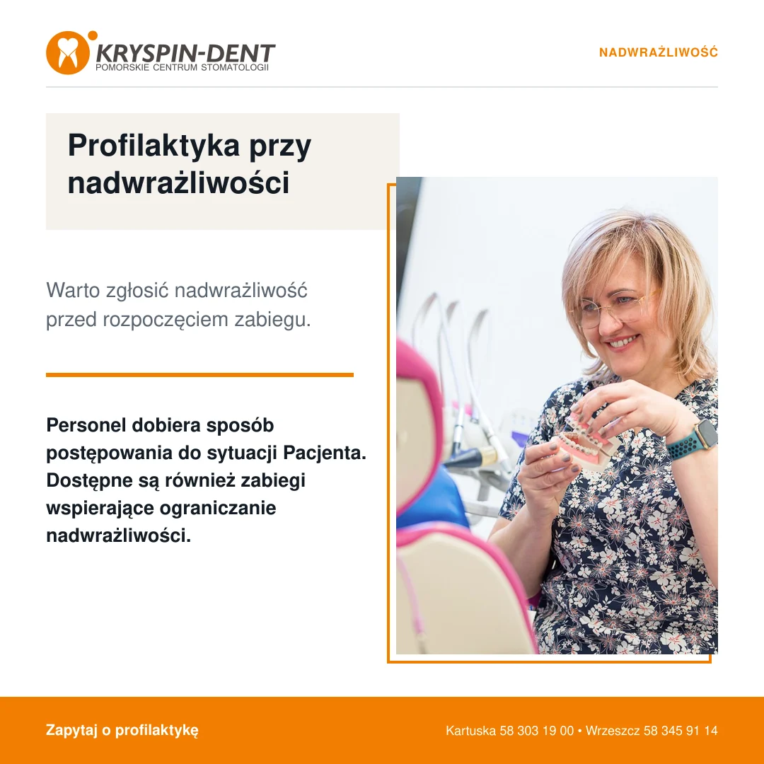 Profilaktyka przy nadwrażliwości
