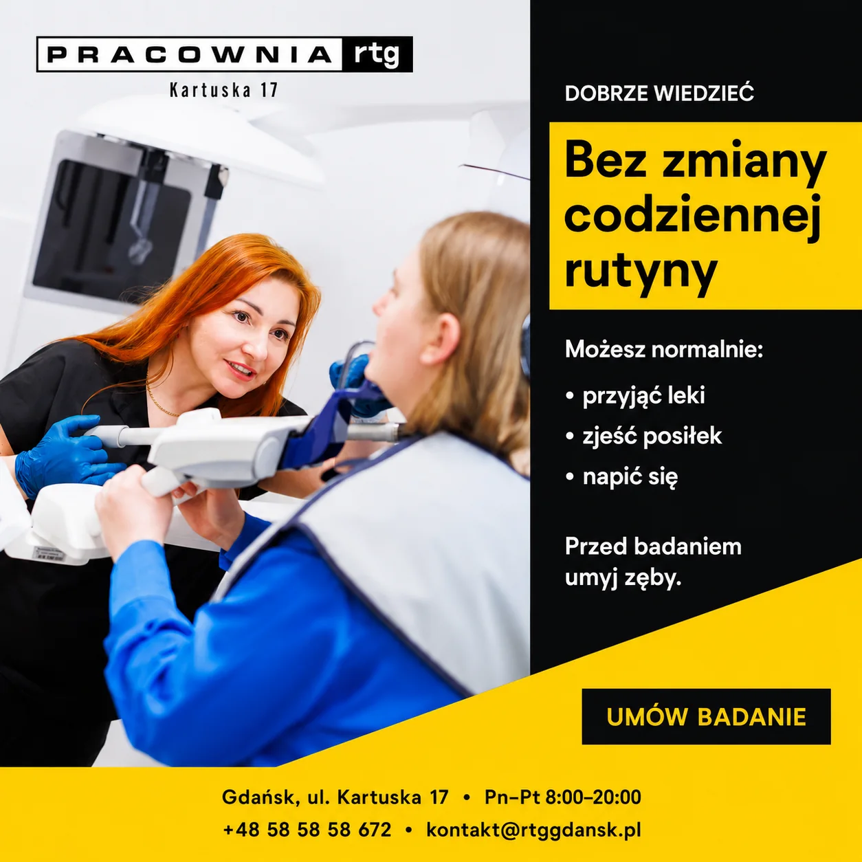 Bez zmiany codziennej rutyny