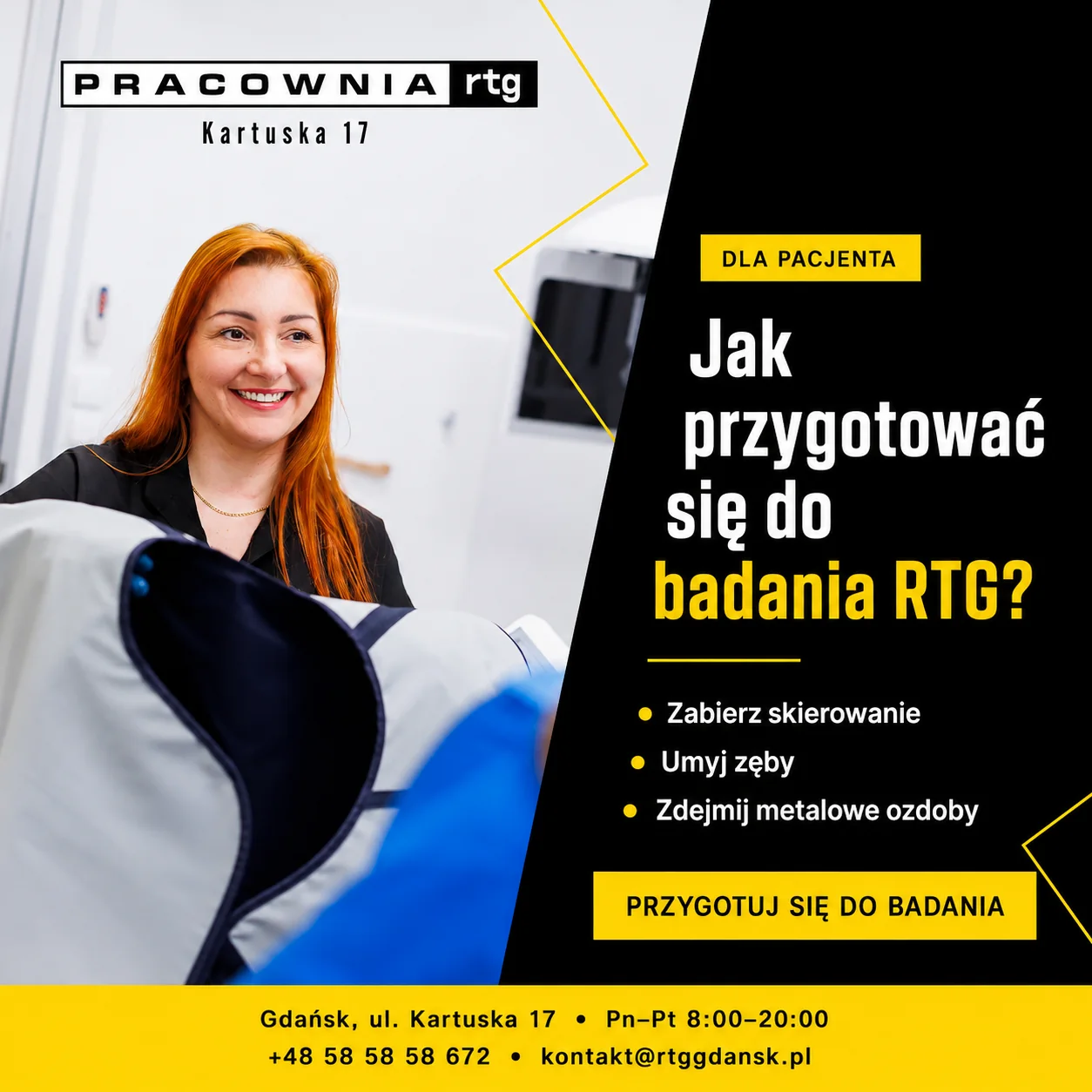 Jak przygotować się do badania RTG?