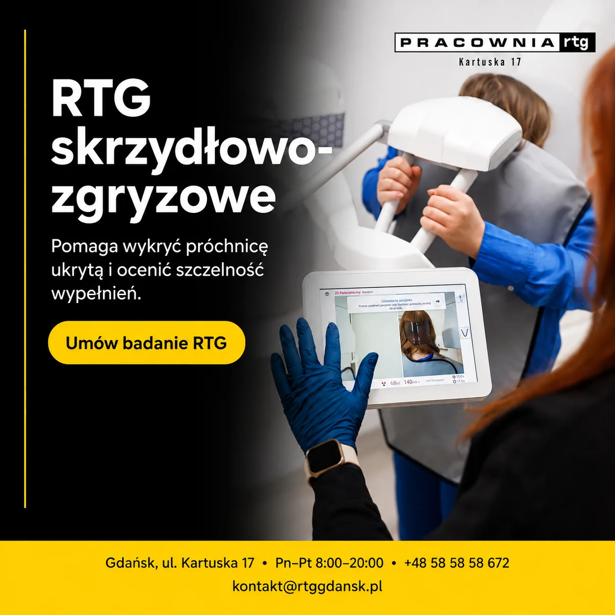RTG skrzydłowo-zgryzowe